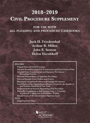 Civil Procedure Supplement, for Use with All Pleading and Procedure Casebooks, 2018-2019