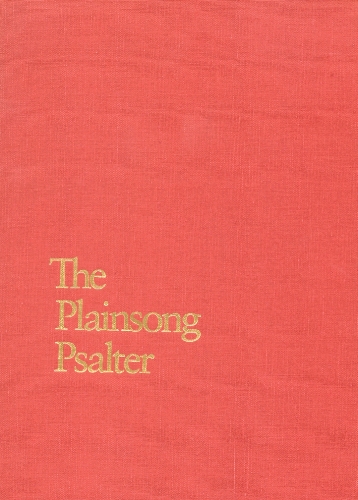 Plainsong Psalter