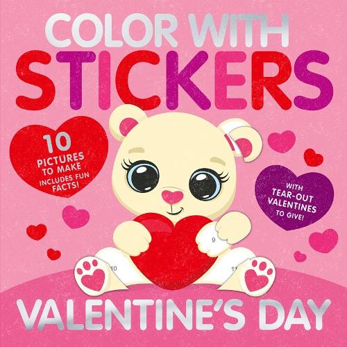 Color With Stickers: Valentine's Day