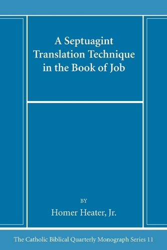A Septuagint Translation Technique in the Book of Job