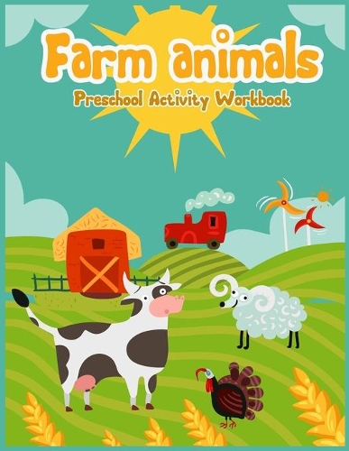 Fram animals Preschool acitivity workbook