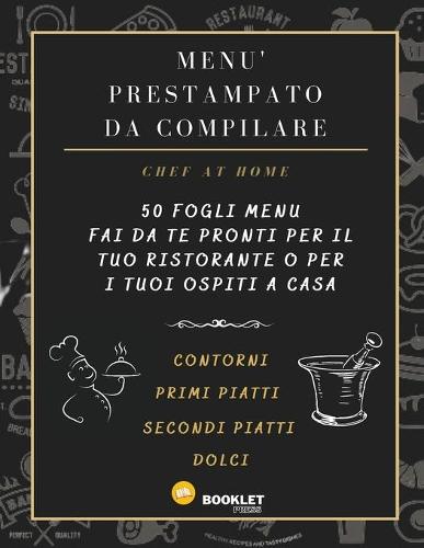 Menu' Prestampato Da Compilare