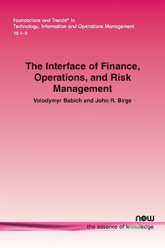 The Interface of Finance, Operations, and Risk Management