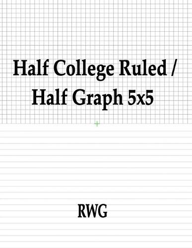 Half College Ruled / Half Graph 5x5
