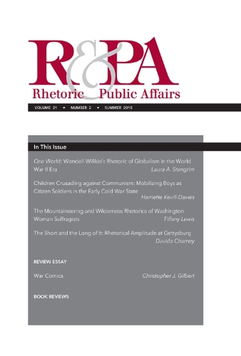 Rhetoric & Public Affairs 21, No. 2