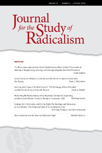 Journal for the Study of Radicalism 17, no. 1