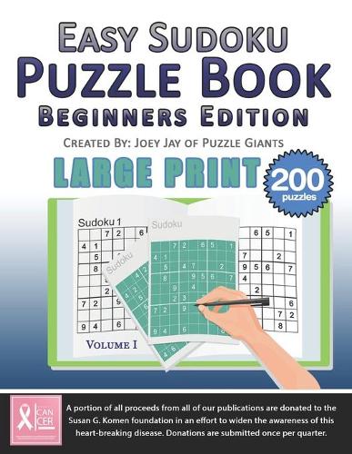 Easy Sudoku Puzzle Book