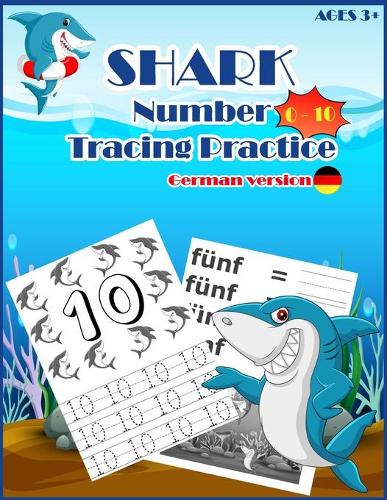 SHARKSNUMBER Tracing Practice (German Version)