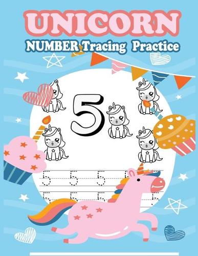 Unicorn Number Tracing Practice