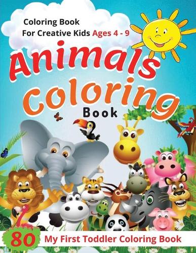 Animal Coloring Book - Ages 4 -9