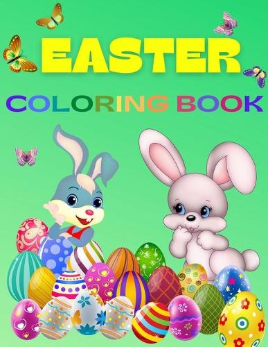 Easter Coloring Book For Kids Ages 4-8
