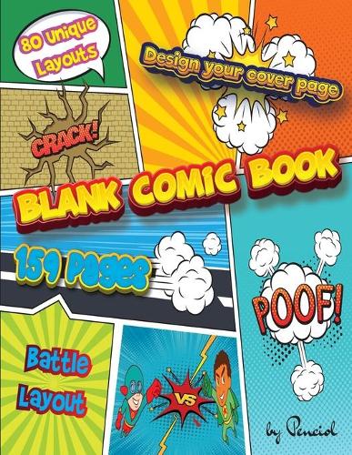 Blank comic book