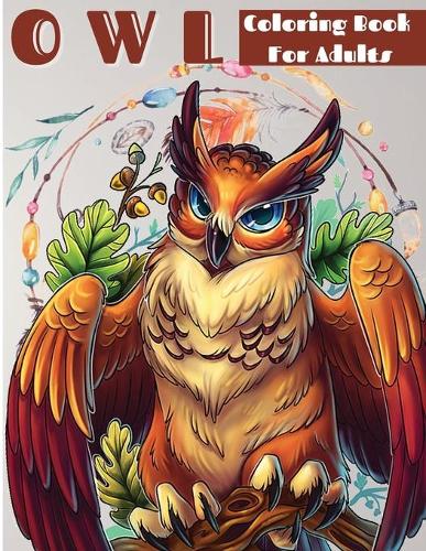 Owl Coloring Book For Grownups