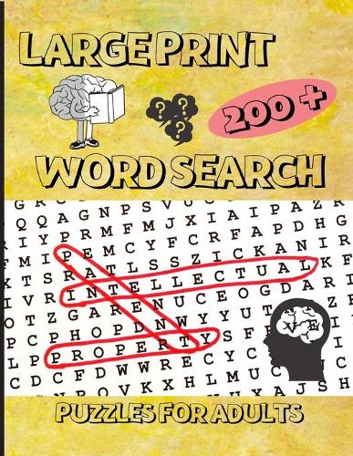 200+ Large Print Word Search Puzzles for Adults