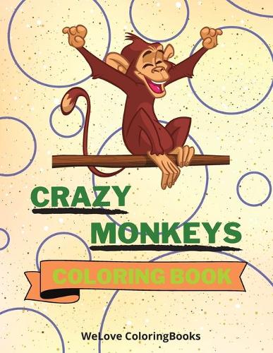 Crazy Monkeys Coloring Book