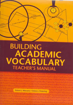 Building Academic Vocabulary: Teachers Manual