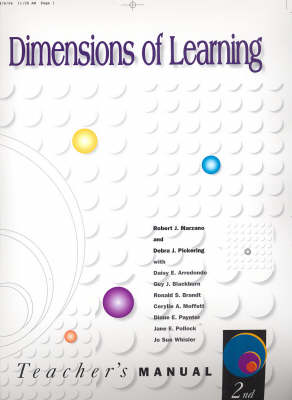 Dimensions of Learning: Teachers Manual