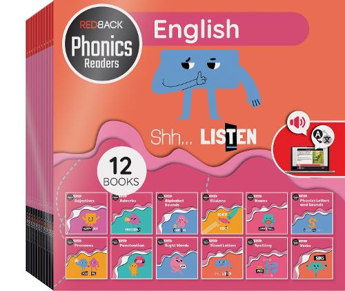 Redback Phonics Readers: English Pack (12 Books)