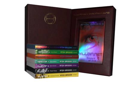 Andy Briggs Collection Villain.Net and Hero.Com 4x4 Books Set Pack