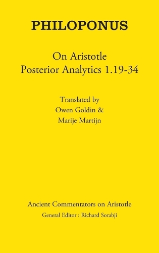Philoponus: On Aristotle Posterior Analytics 1.19-34