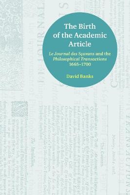 The Birth of the Academic Article