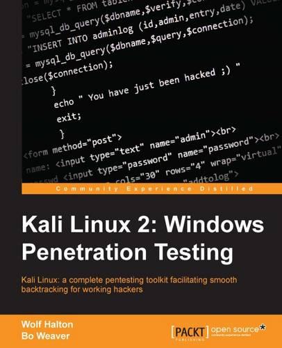 Kali Linux 2:  Windows Penetration Testing