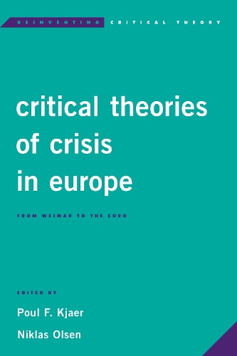 Critical Theories of Crisis in Europe