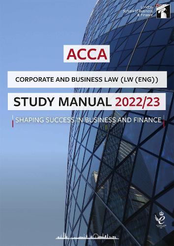 ACCA Corporate and Business Law (ENG) Study Manual