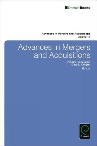 Advances in Mergers and Acquisitions