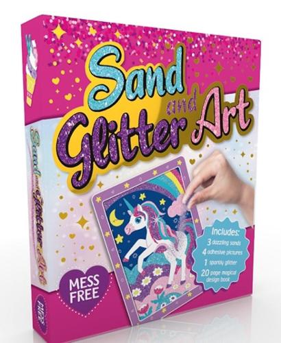 Sand and Glitter Art