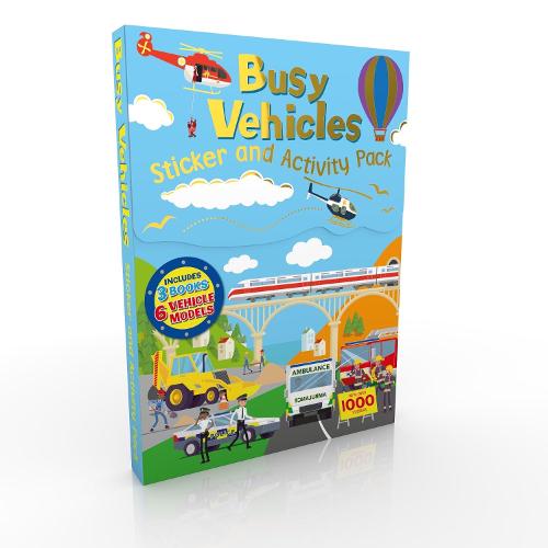 Busy Vehicles Sticker and Activity Pack