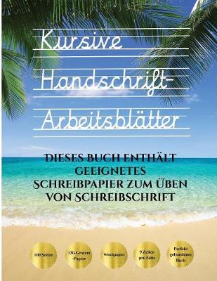 Kursive Handschrift-Arbeitsblatter