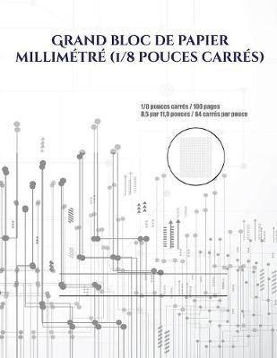 Grand bloc de papier millimetre (1/8 pouces carres)