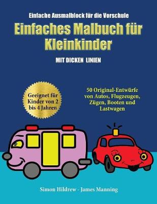 Einfache Ausmalblock fur die Vorschule