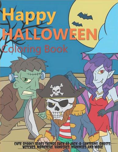 Happy Halloween Coloring Book