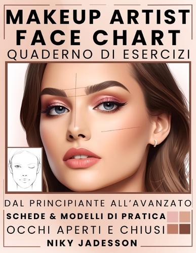 Makeup Artist Face Chart Quaderno di esercizi
