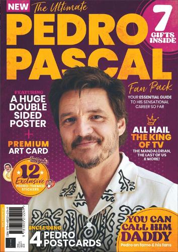 Ultimate Pedro Pascal Fan Pack - huge double sided poster, 7 gifts inside, 12 exclusive Pedro stickers inside