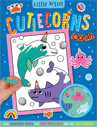 Little Artist Cutiecorns Ocean Colouring Book