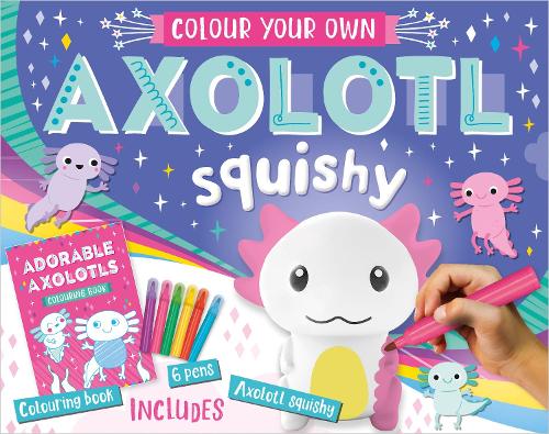 Colour Your Own Axolotl Squishy