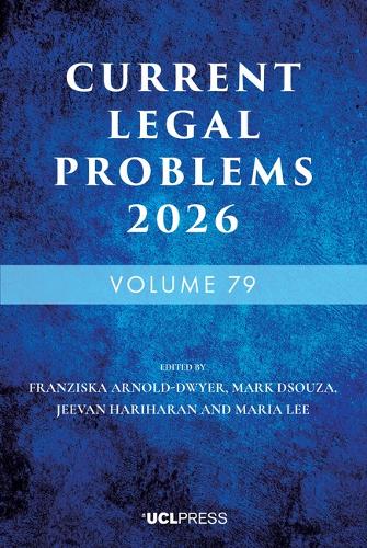 Current Legal Problems 2026