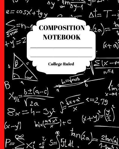 Math And Algebra Themed Note Book