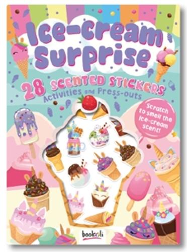 Ice-cream Surprise 28 scented stickers, activities and press outs