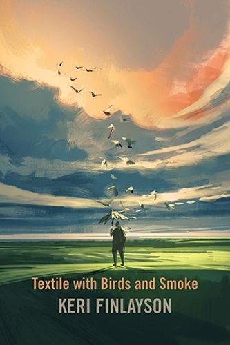 Textile with Birds and Smoke