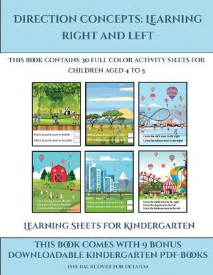 Learning Sheets for Kindergarten (Direction concepts