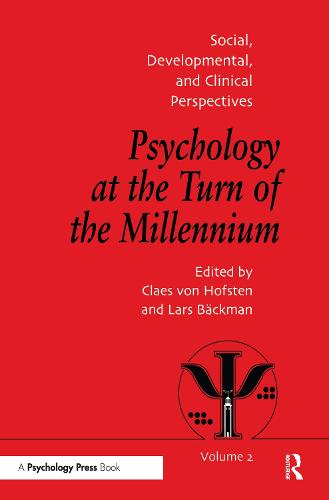 Psychology at the Turn of the Millennium, Volume 2