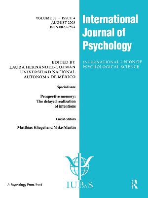 Prospective Memory: The Delayed Realization of Intentions