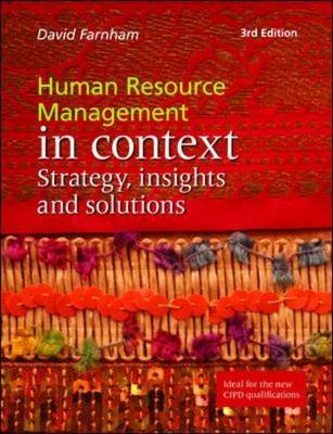 Human Resource Management in Context