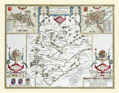 John Speed Map of Rutland 1611
