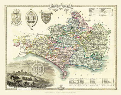 Thomas Moule Map of Dorsetshire 1836