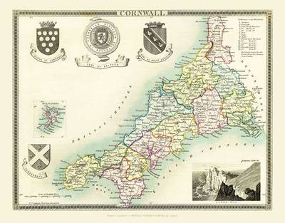 Thomas Moules Map of Cornwall 1837